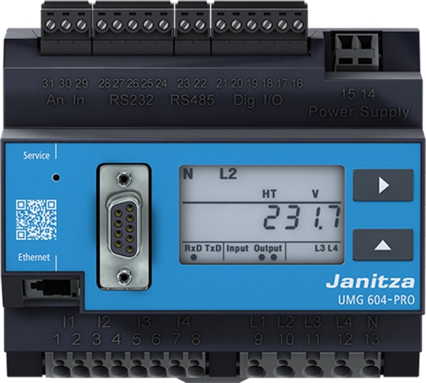 SMA JANITZA Power Quality Analyser UMG 604 E